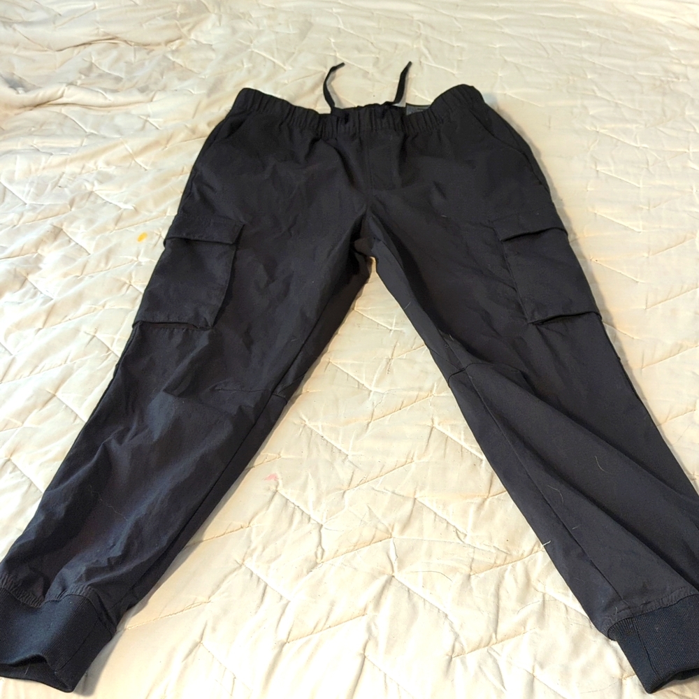 H&M Black Cargo Pocket Joggers